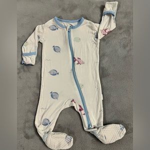 ‘Bamboo Little’ Super Soft Footie •0-3 months•